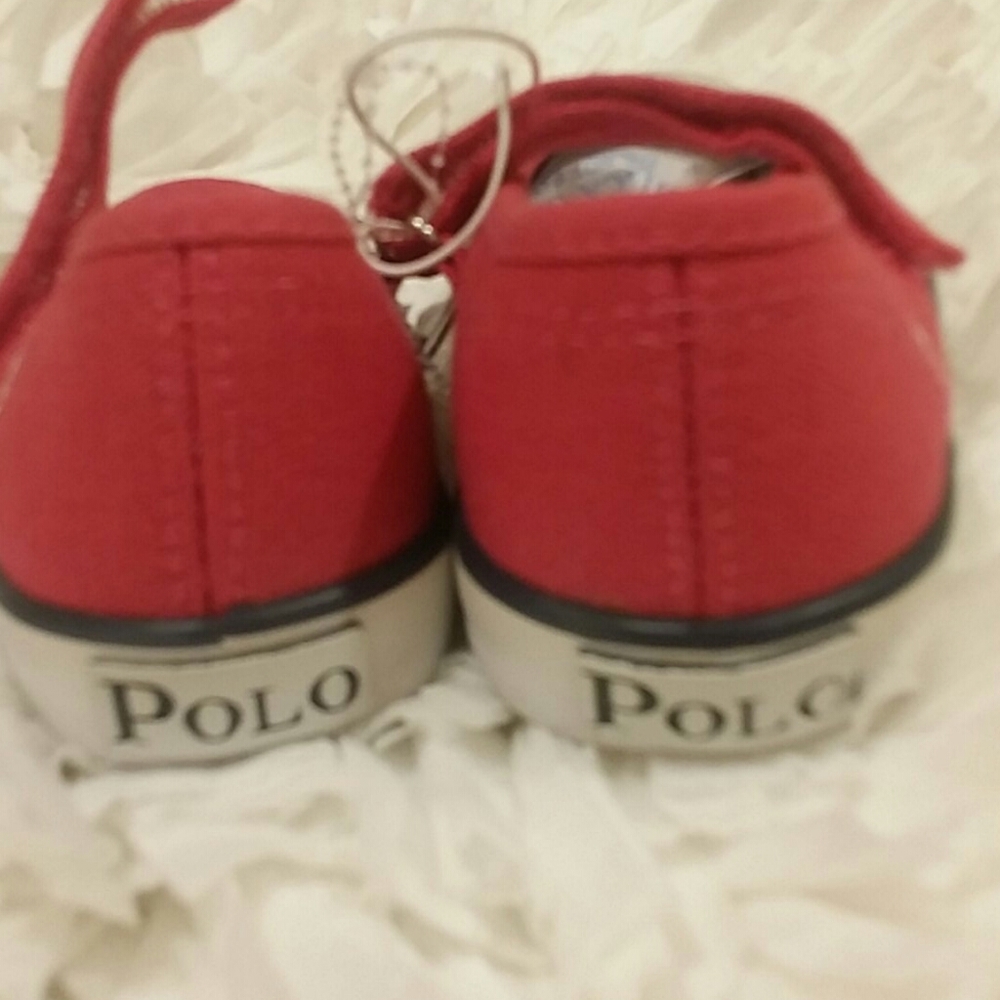๐HP๐ Polo Ralph Lauren Pink Mary Janes Sneakers 9 ๐HP๐ - Picture 6 of 15